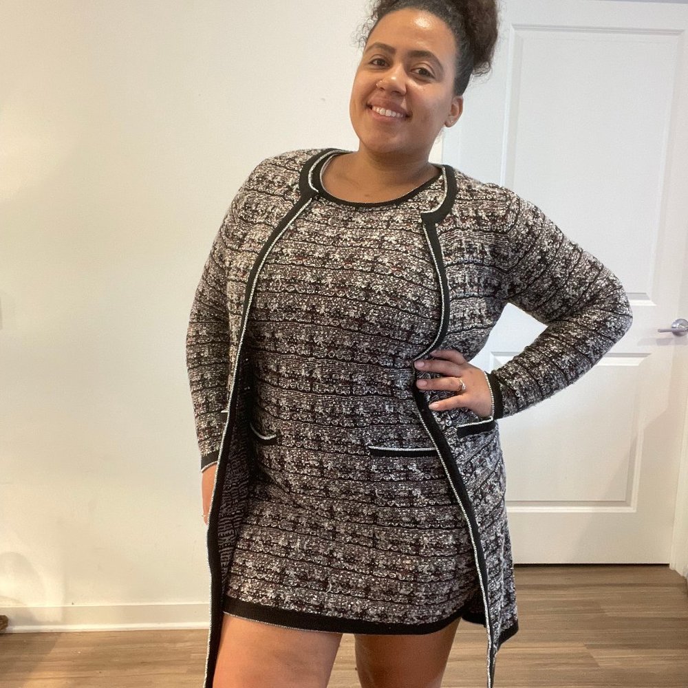 Two-piece Duster and Dress Set